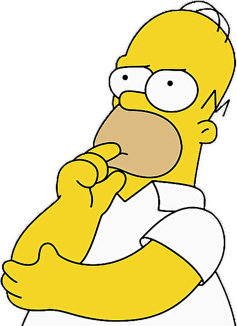 Homer Bart Yellow Beak Drawing Simpson PNG Image