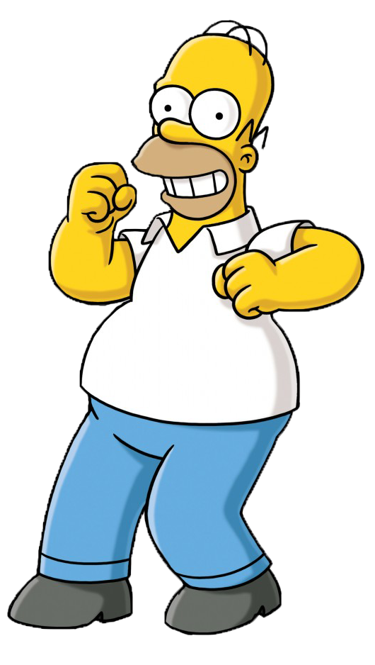 Homer Maggie Bart Yellow Beak Simpson PNG Image