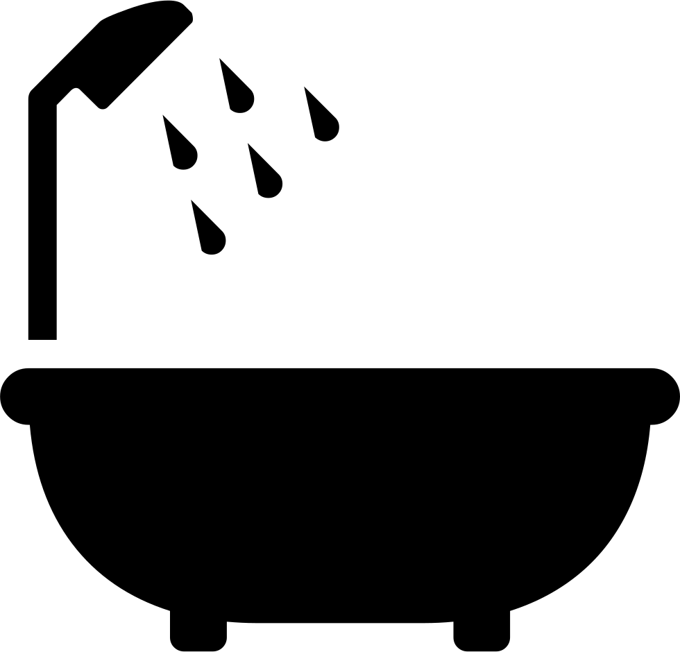 Vector Black Bathtub PNG Free Photo PNG Image