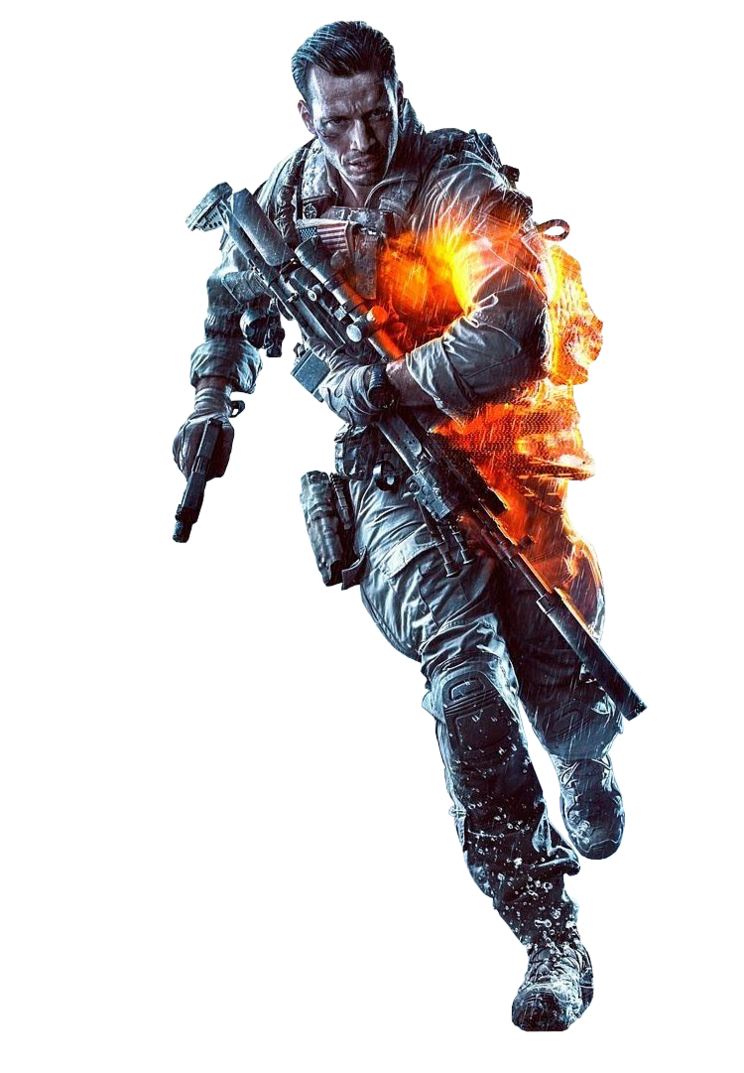 Machine Battlefield Soldier Hardline Gun Free HD Image PNG Image