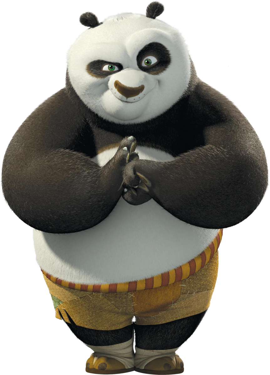 Giant Shifu Carnivoran Panda Snout Master Po PNG Image