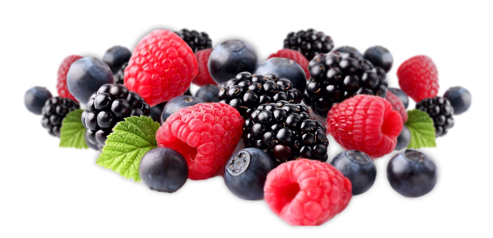 Fresh Organic Berry Mix PNG File HD PNG Image