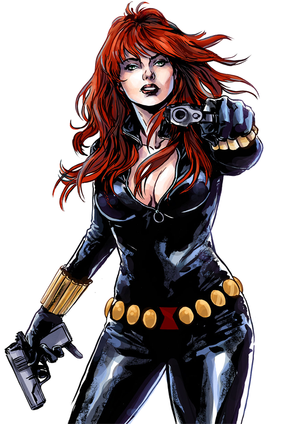 Black Widow Transparent PNG Image