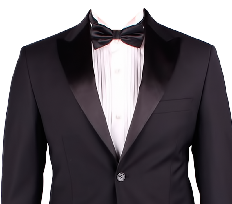 Blazer Black Bow Free Clipart HQ PNG Image