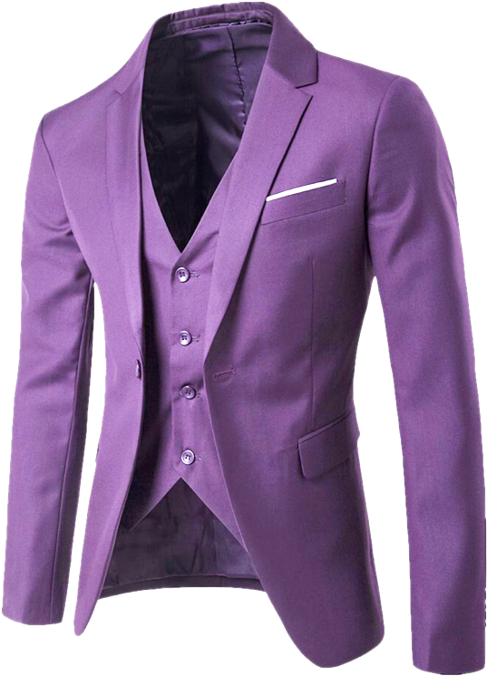 Purple Blazer Free Clipart HD PNG Image