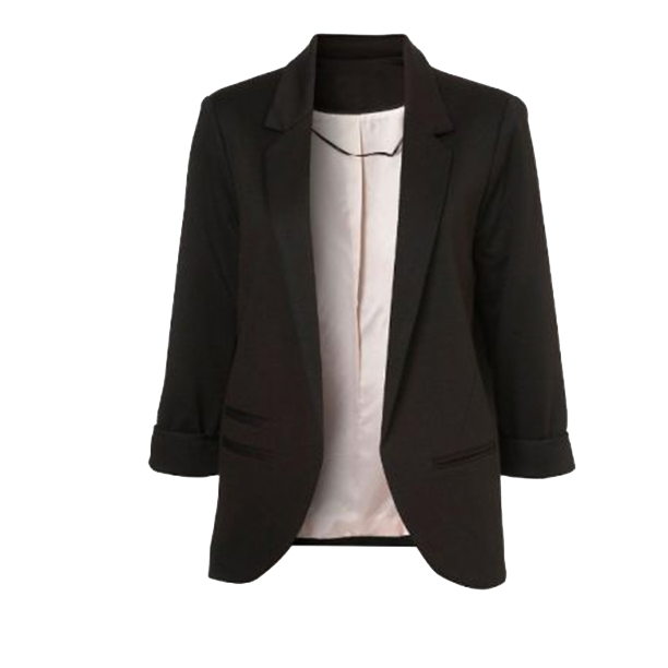 Blazer Black Women Free Clipart HD PNG Image