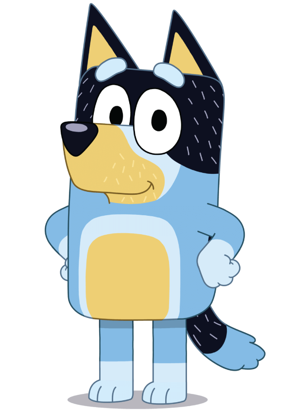 Bluey Dog PNG File HD PNG Image