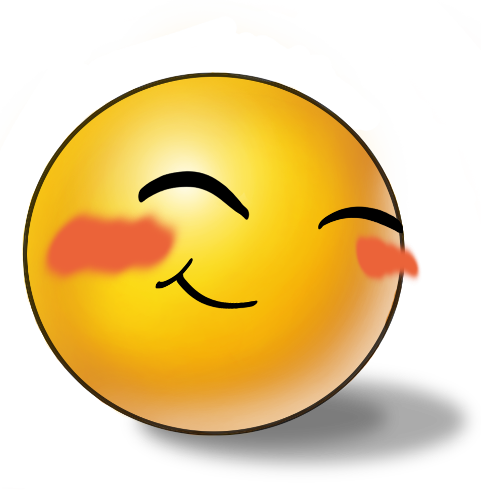 Blushing Emoji Photos PNG Image