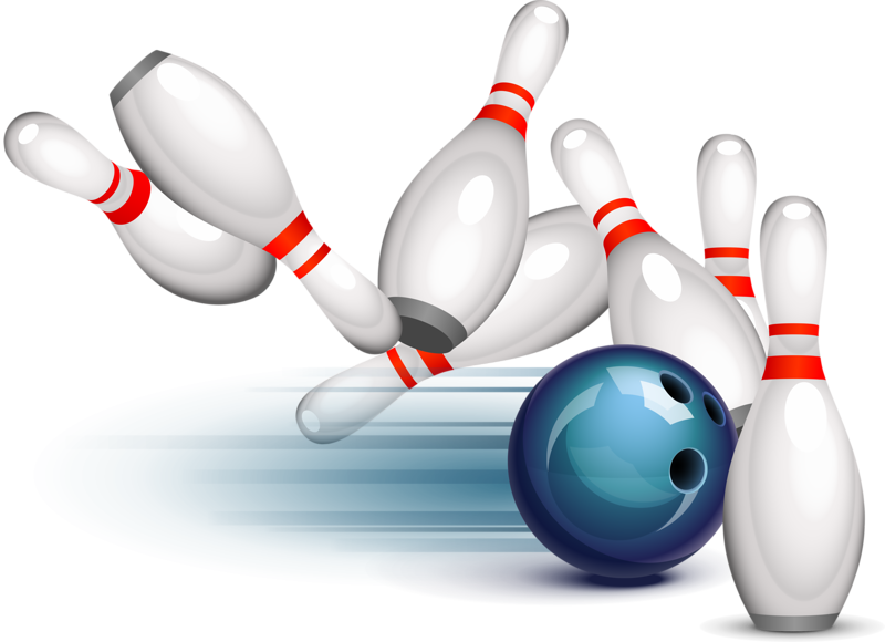 Play Ball Pin Ten-Pin Bowling Strike PNG Image