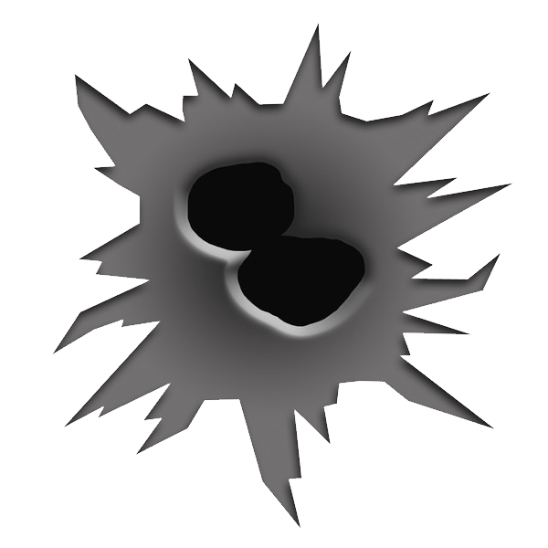 Bullet Shot Hole Png Image PNG Image