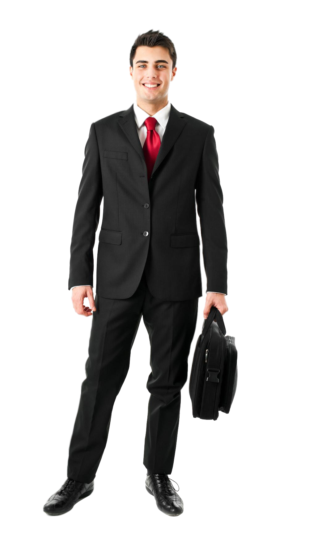 Businessman With Briefcase PNG Image