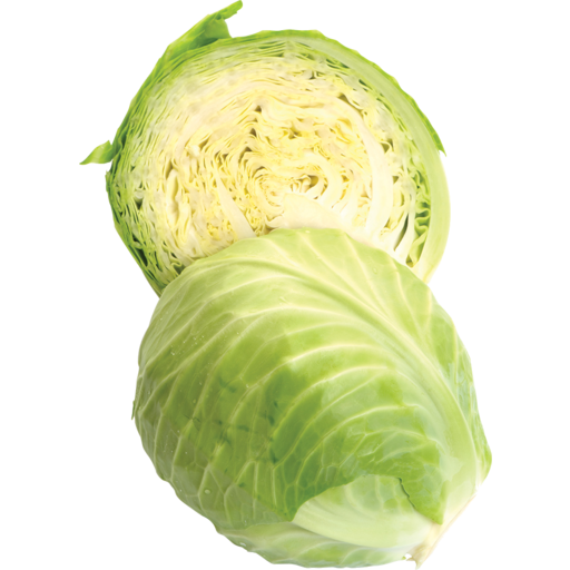 Fresh Cabbage Half Free Clipart HQ PNG Image