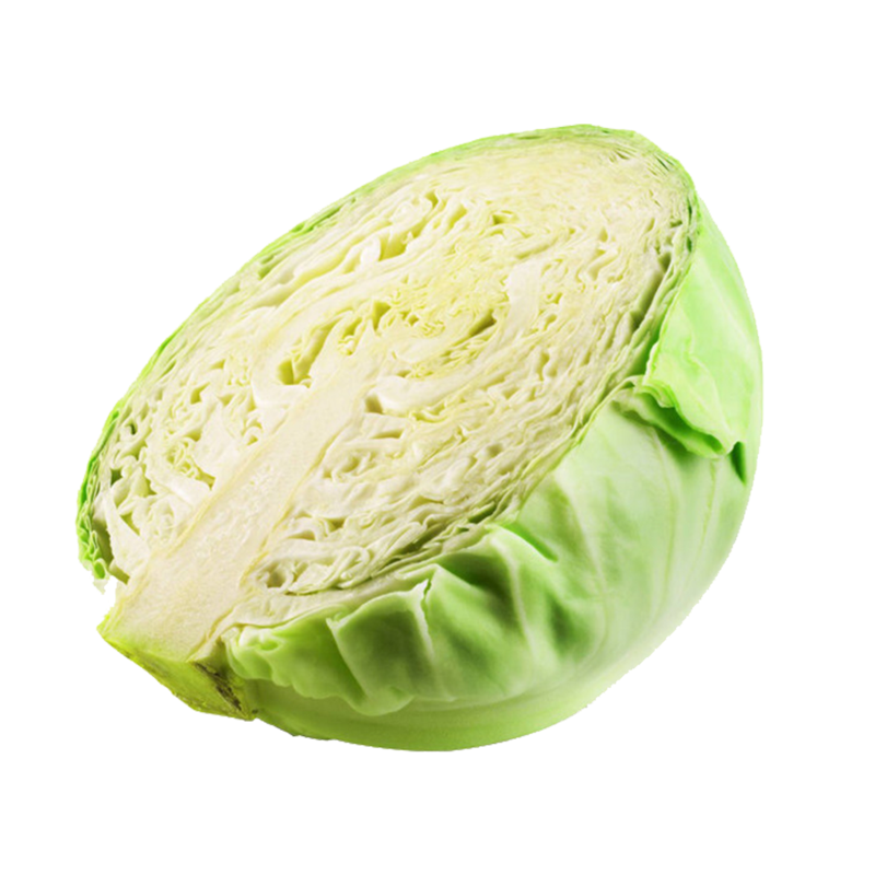 Cabbage Green Half Free Photo PNG Image