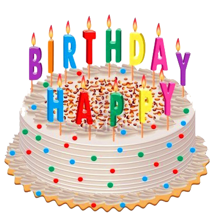 Birthday Cake Transparent Background PNG Image