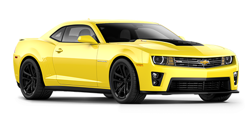 Yellow Camaro Photo PNG Image