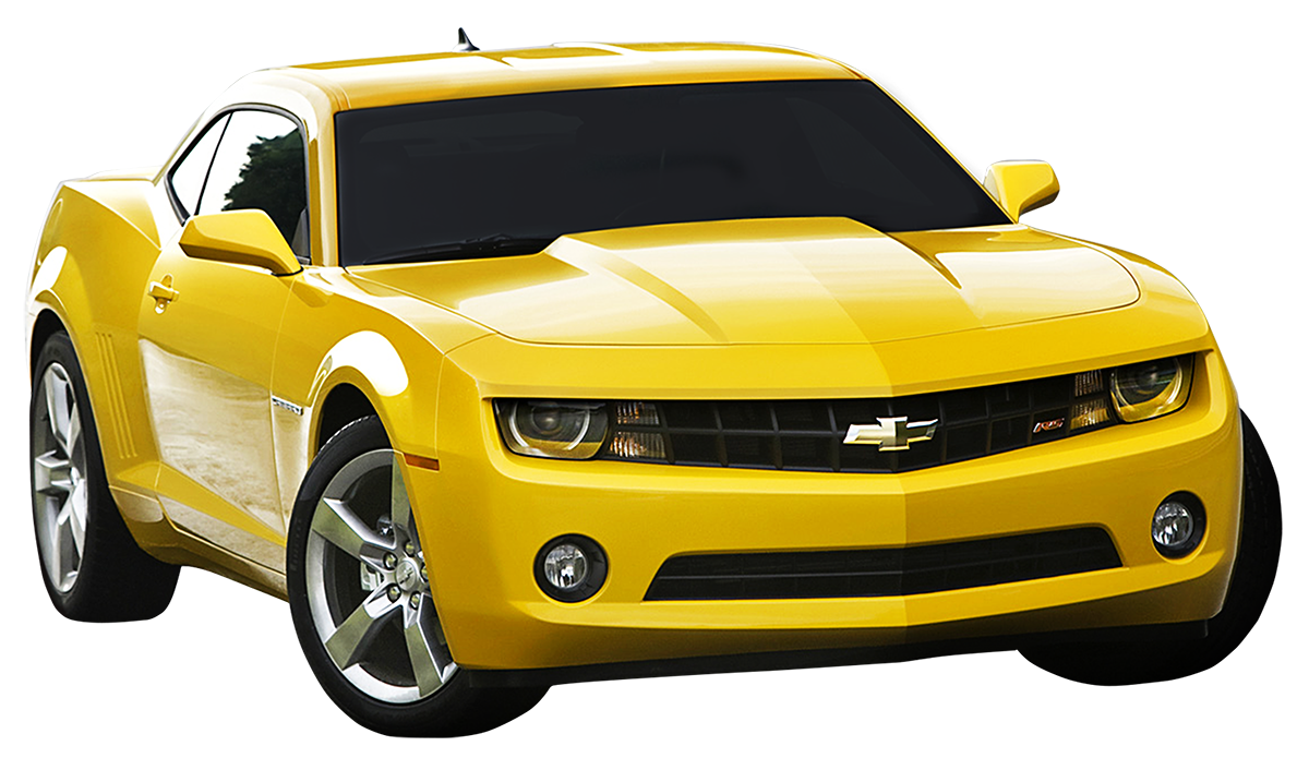 Yellow Camaro Transparent PNG Image