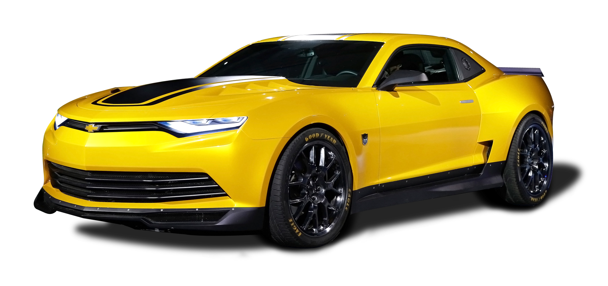 Yellow Camaro Free Download PNG Image