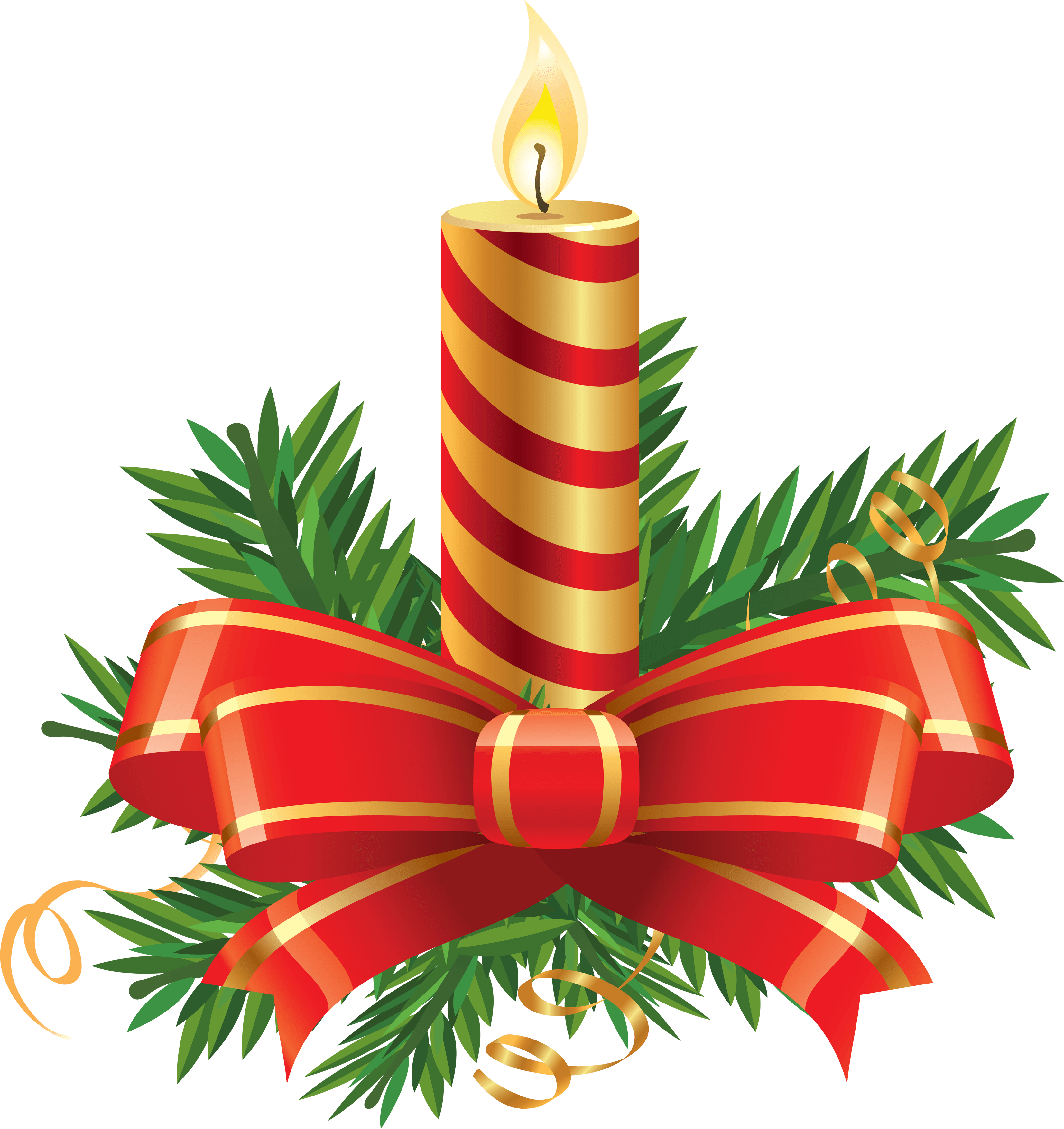 Christmas Candle Png Image PNG Image