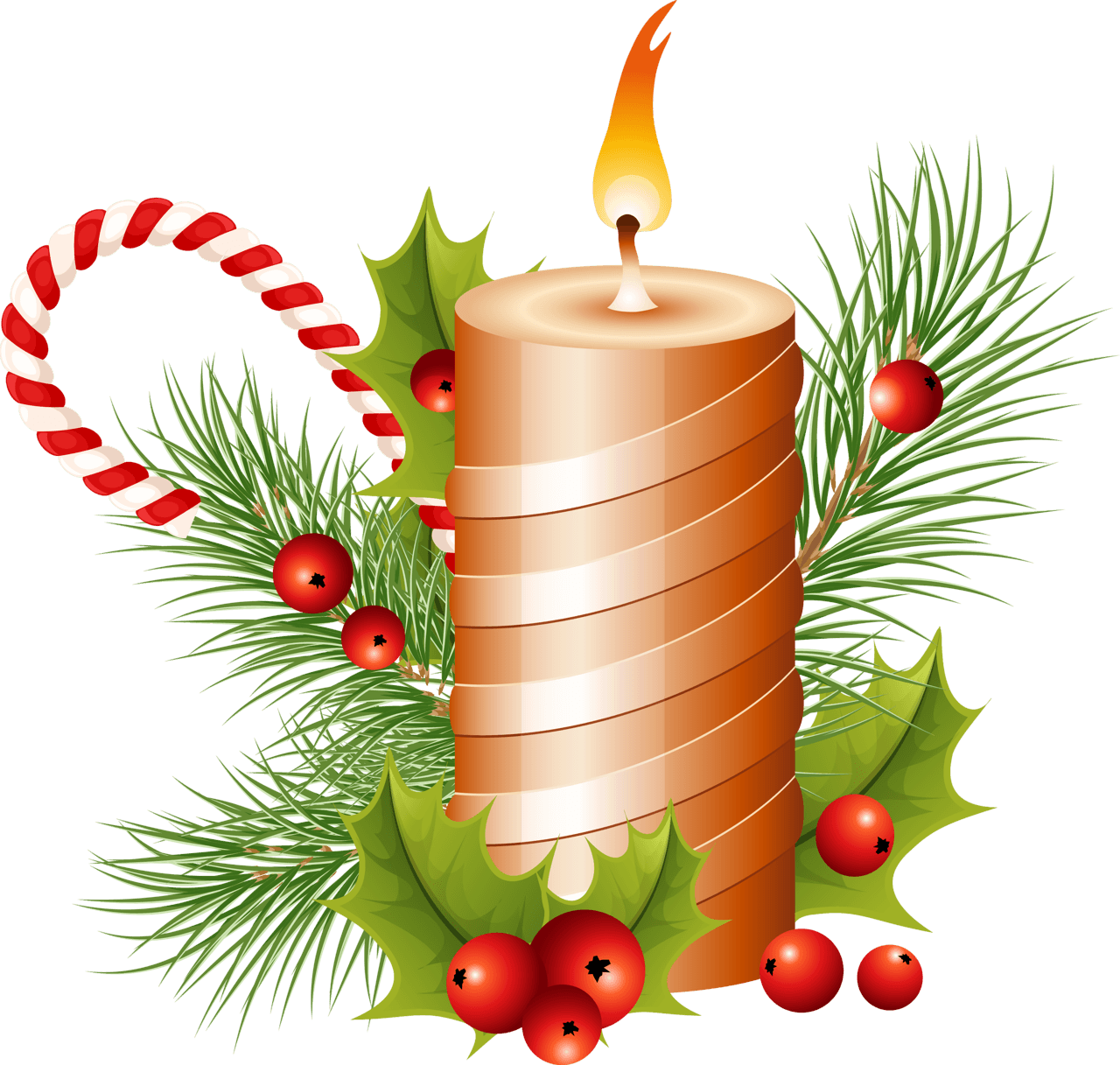 Christmas Candle Png Image PNG Image