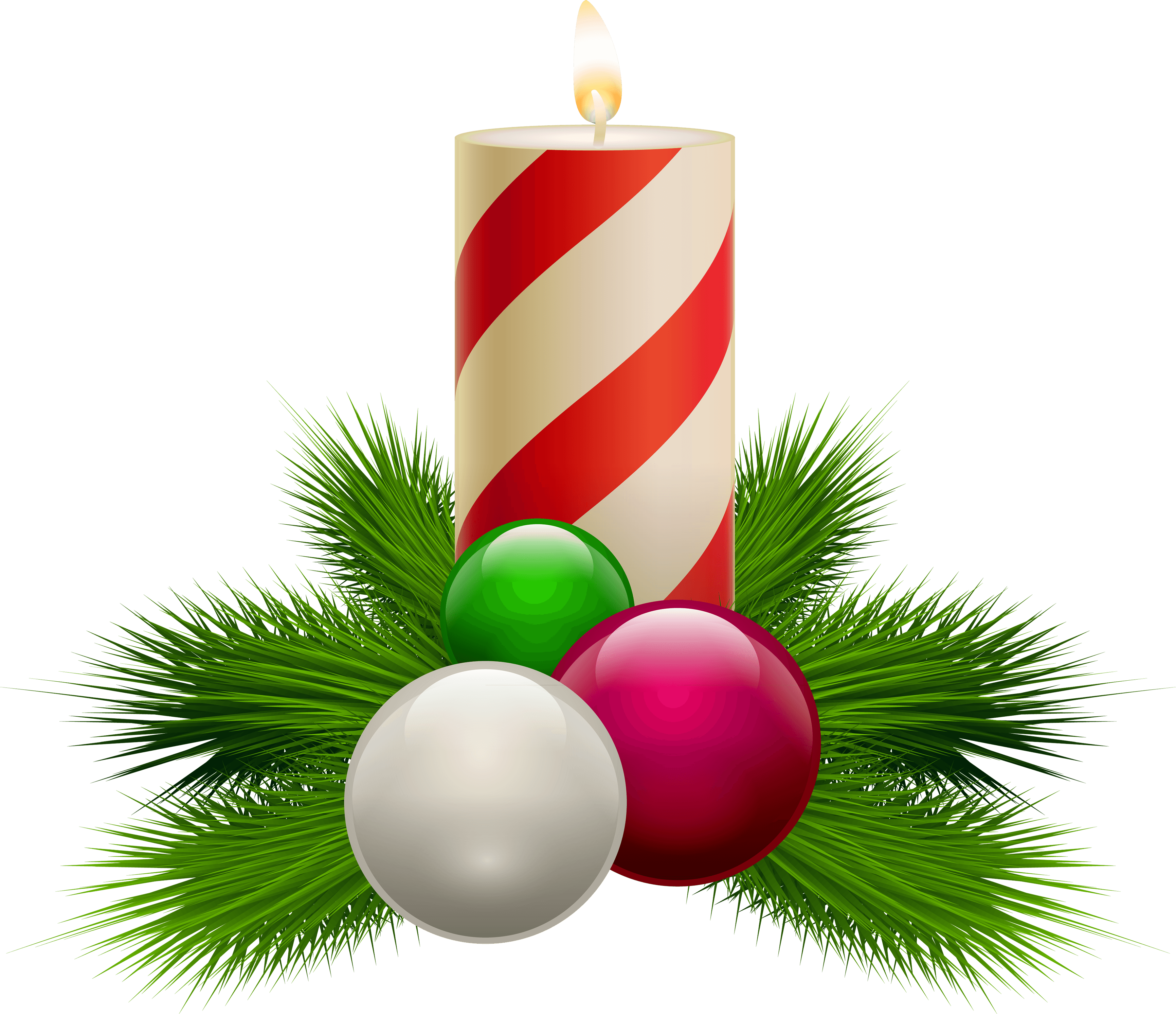 Christmas Candle Png Image PNG Image