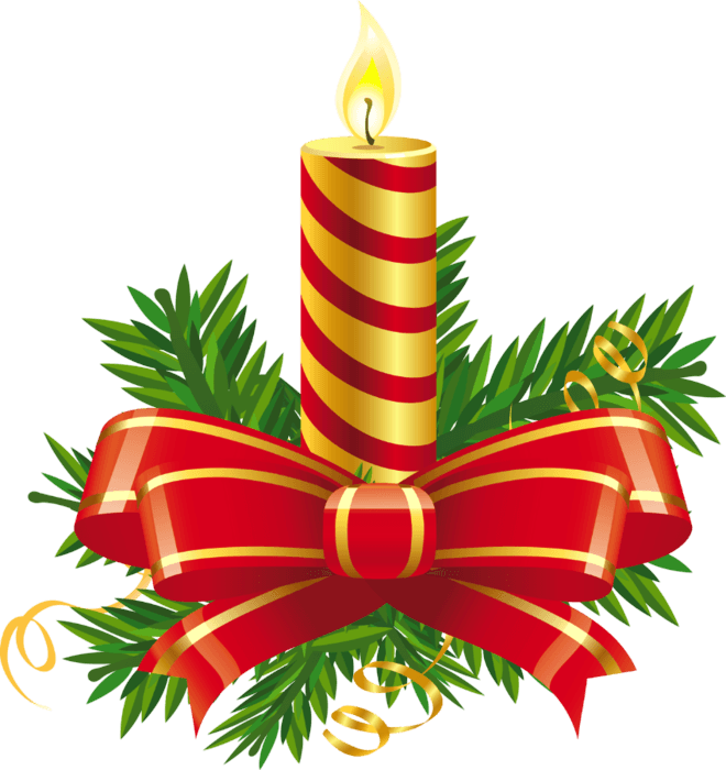 Christmas Candle Png Image PNG Image