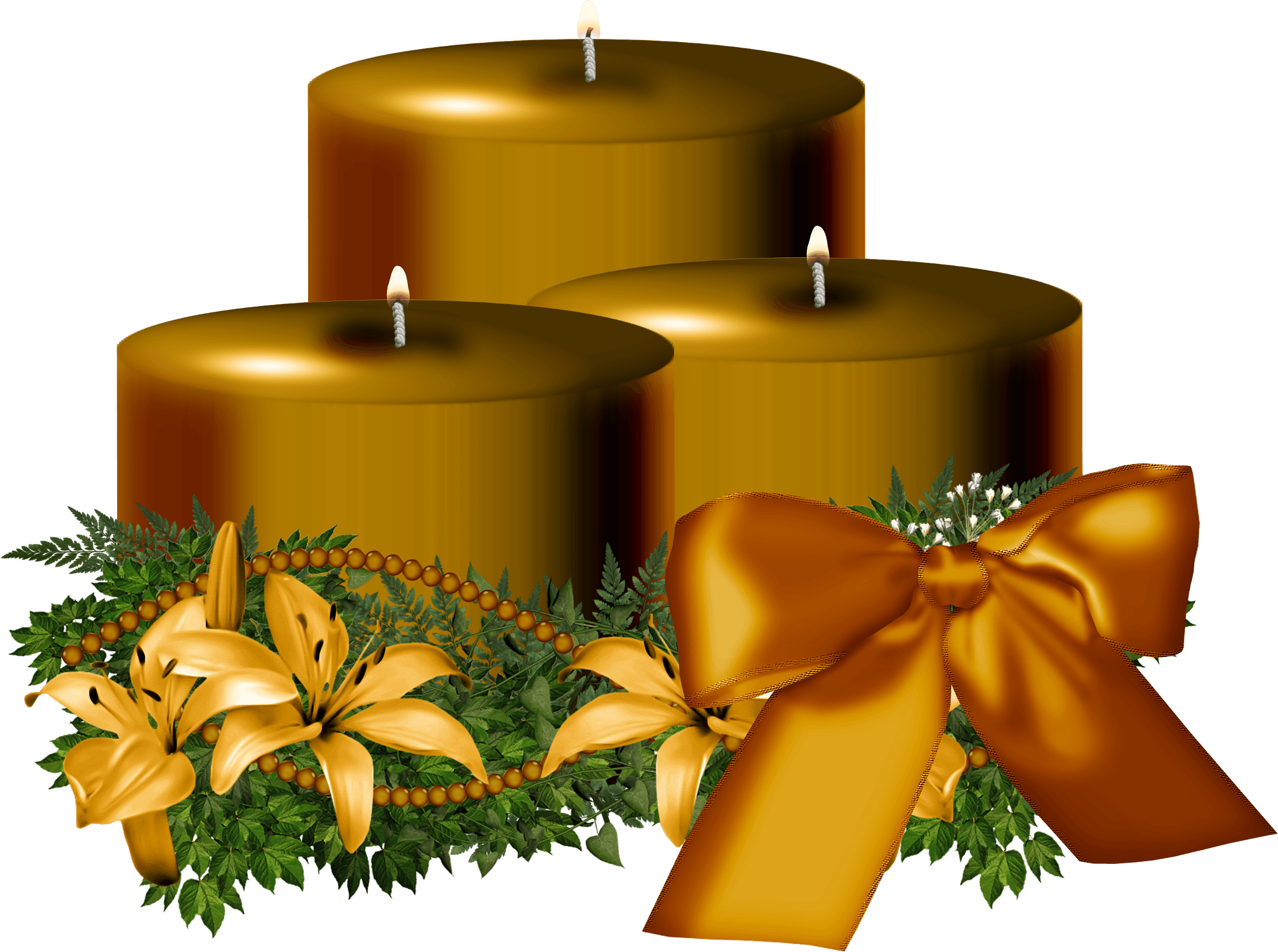 Christmas Candle Png Image PNG Image