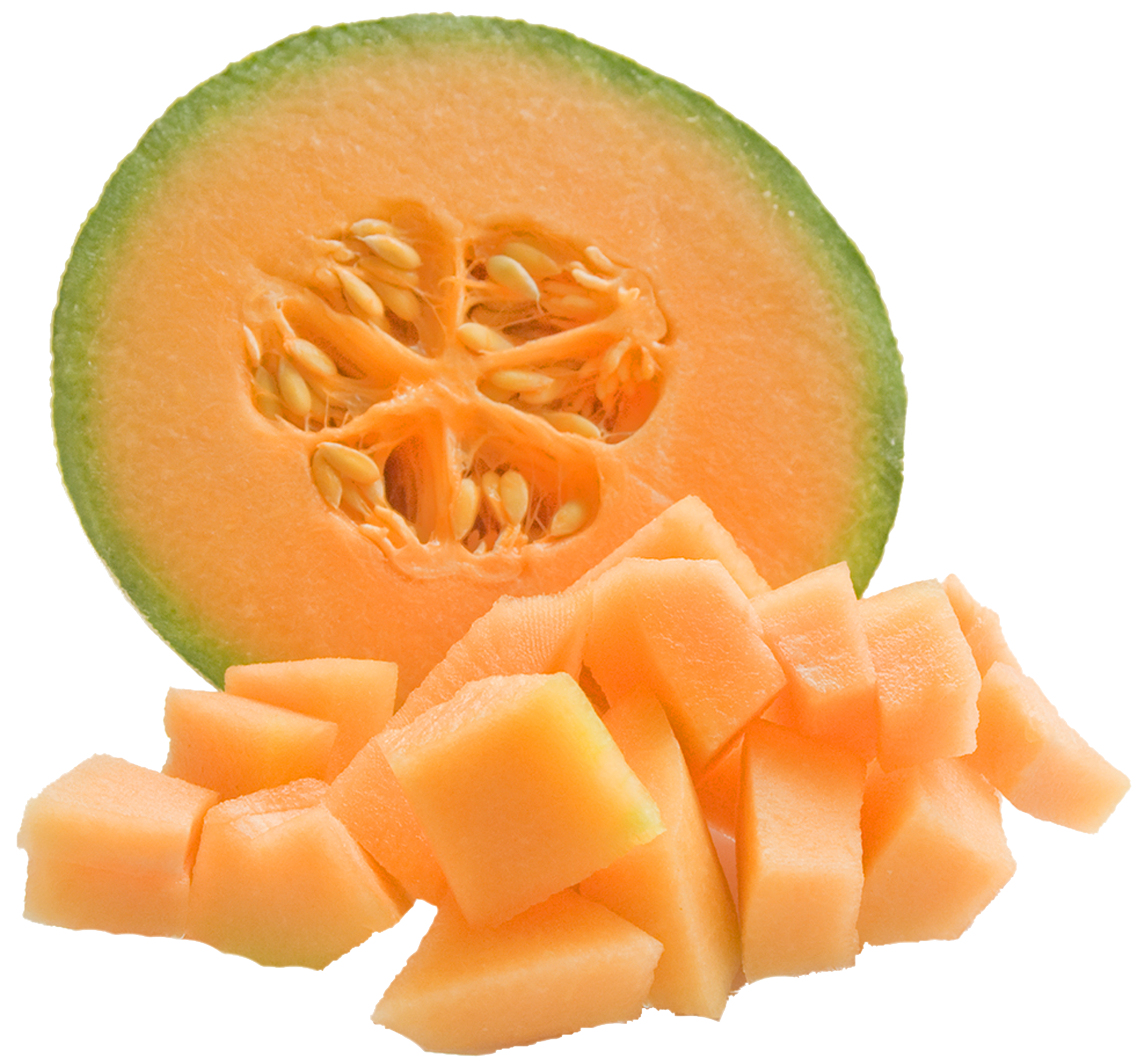 Photos Cantaloupe Half HQ Image Free PNG Image