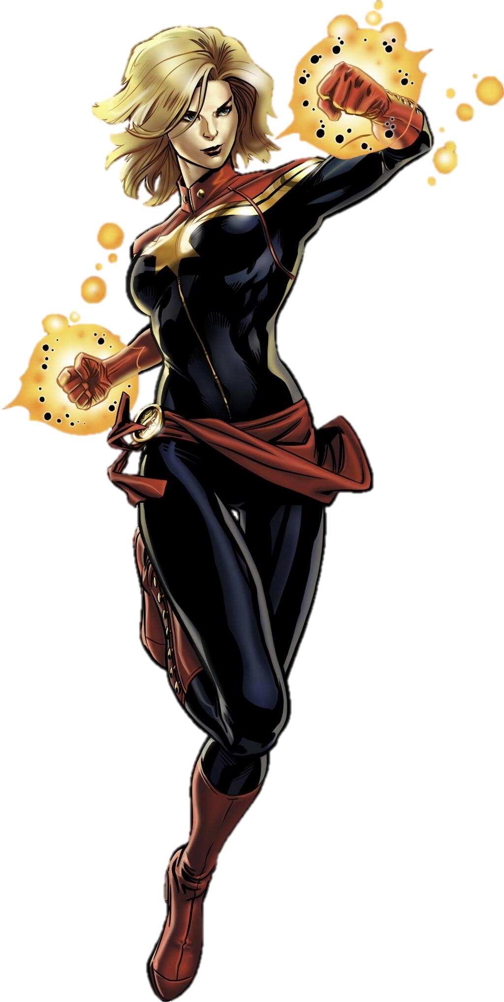 Captain Marvel Transparent Background PNG Image