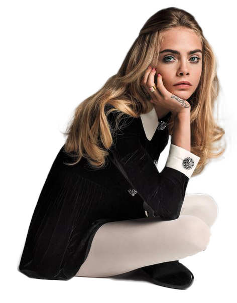 Cara Delevingne Clipart PNG Image