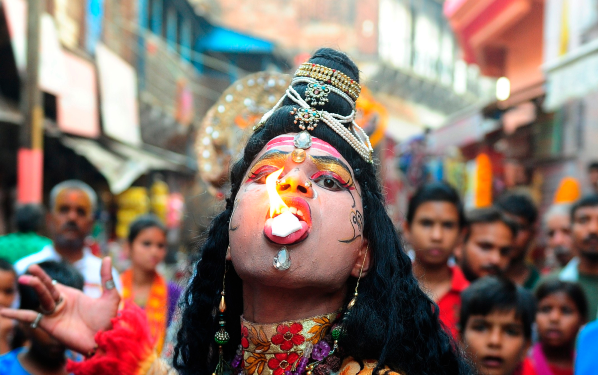 Salasar Crowd Temple Hanuman Balaji Rama PNG Image