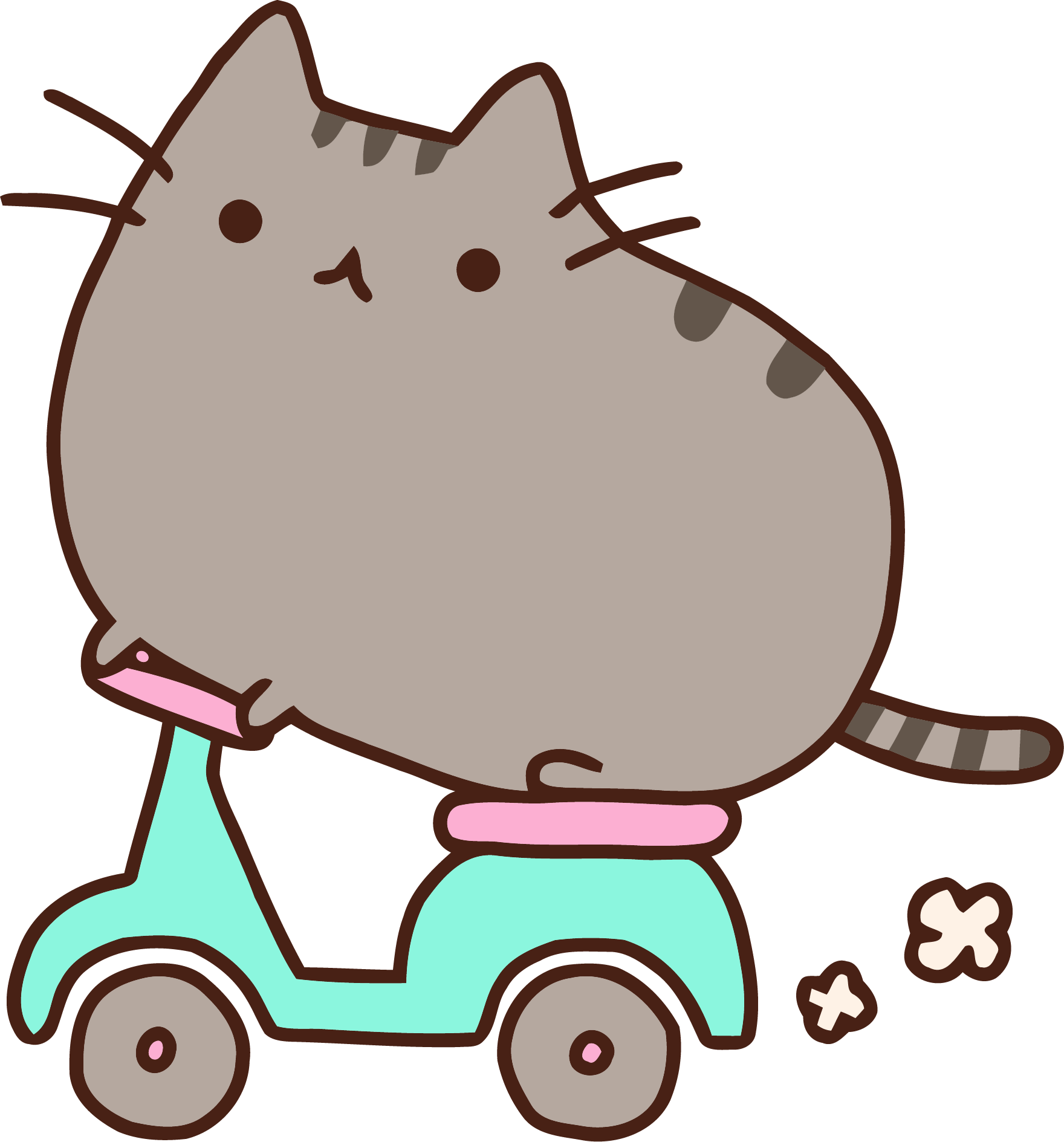 Desktop Nyan Pusheen Wallpaper Cat Download HD PNG PNG Image