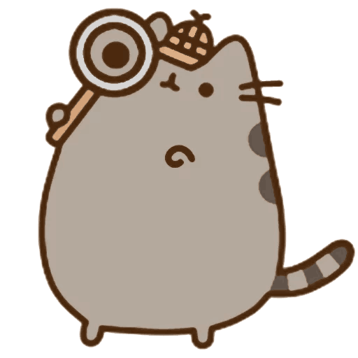 Detective Rodent Pusheen Carnivoran Cat Download HD PNG PNG Image