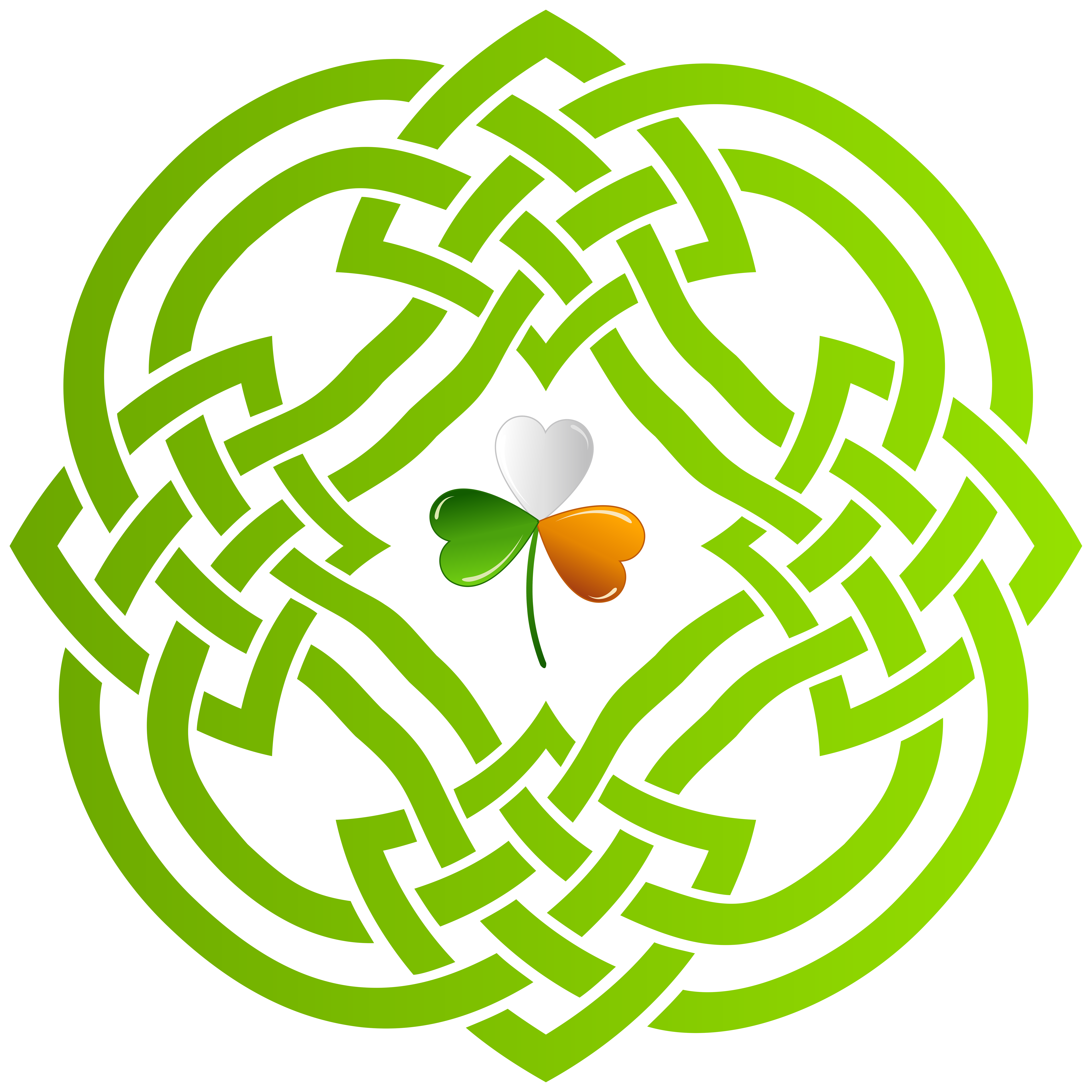 Plant Ireland Point Celtic Shamrock Knot PNG Image