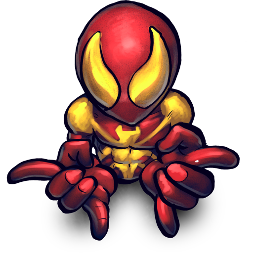 Chibi Vector Iron Man PNG Free Photo PNG Image