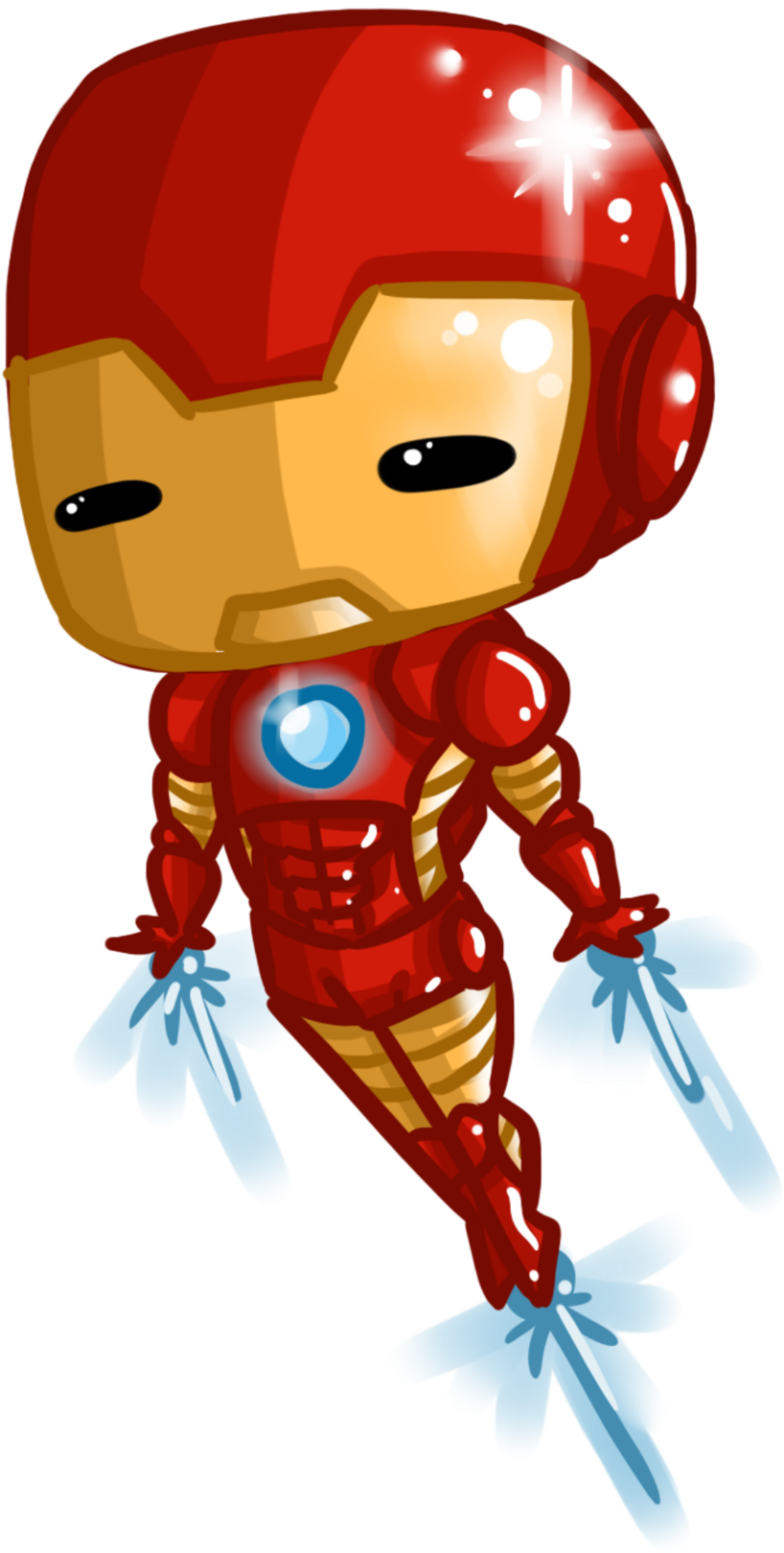 Chibi Photos Vector Iron Man PNG Image