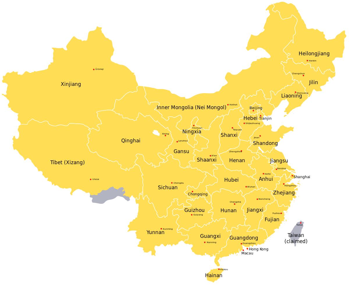 Map China Free PNG HQ PNG Image