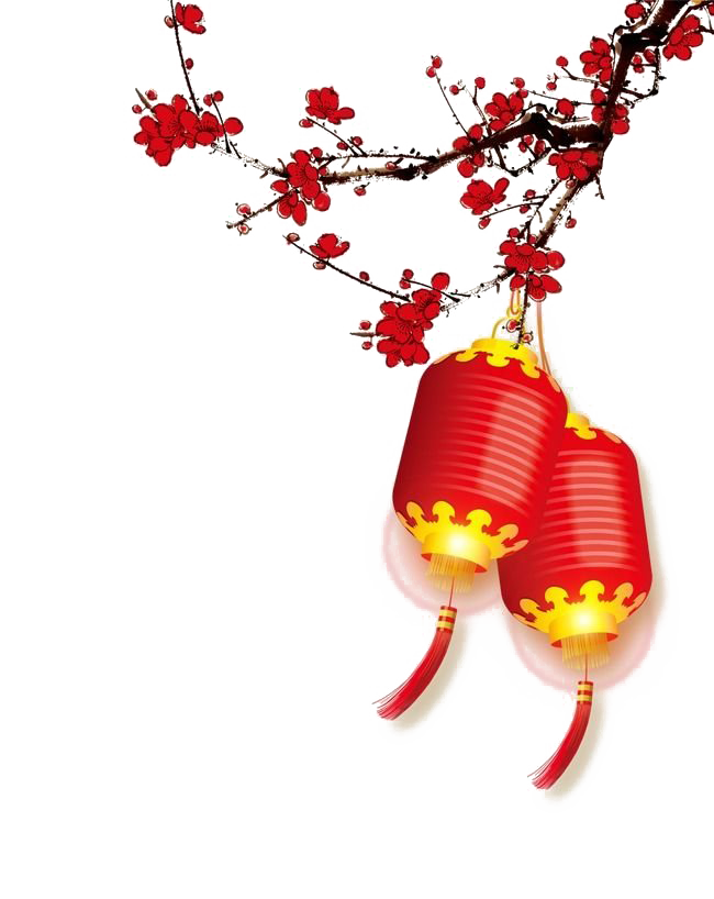 Decorative Lantern Chinese Year Free Clipart HQ PNG Image