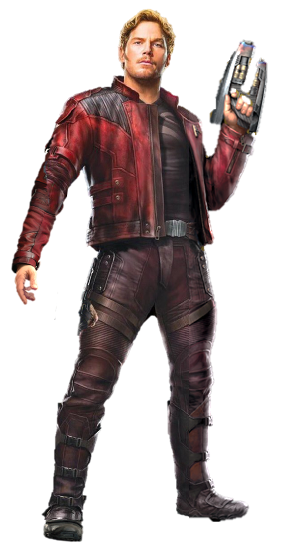 Infinity Figure War Action Pratt Figurine Starlord PNG Image