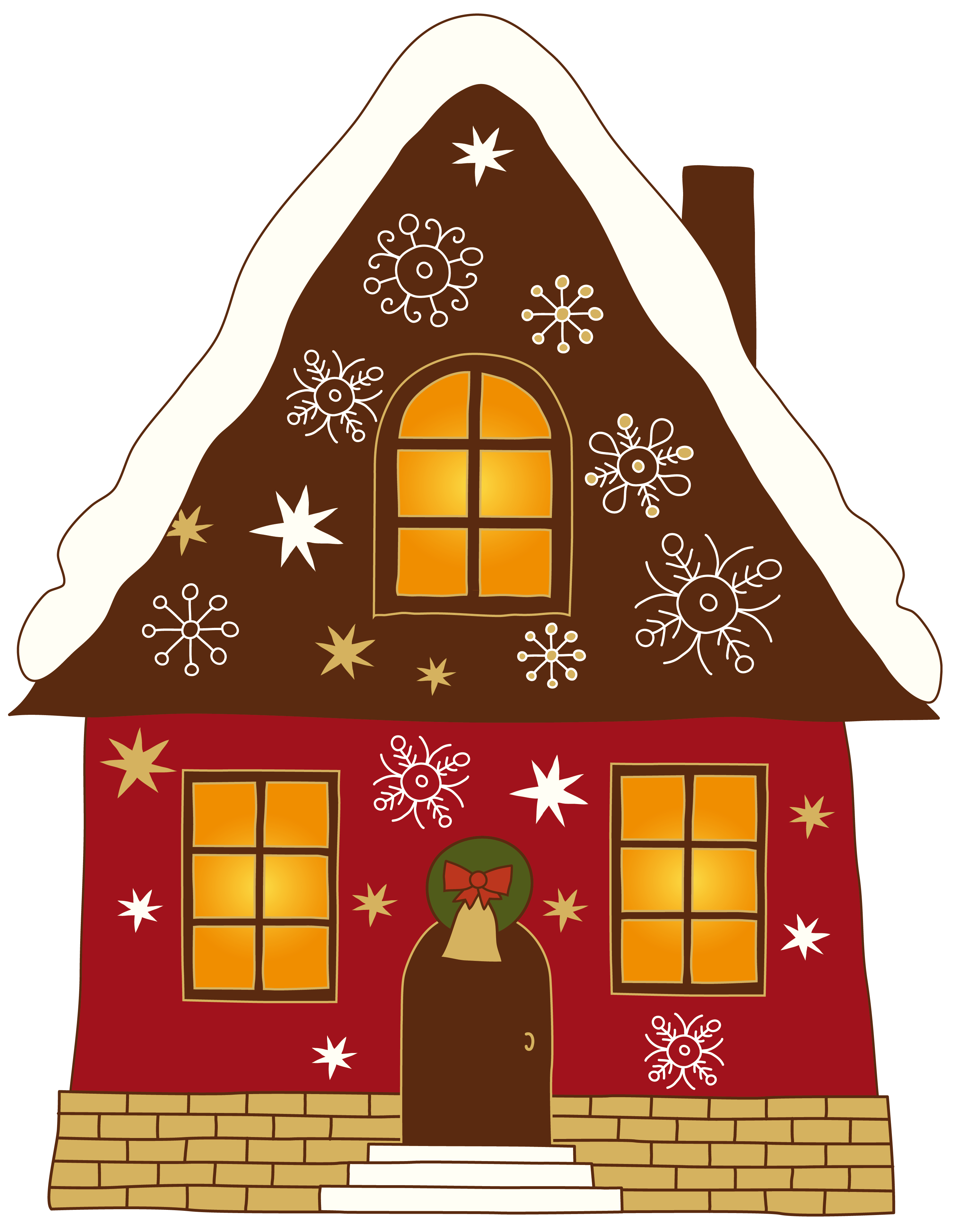 House Christmas PNG Download Free PNG Image