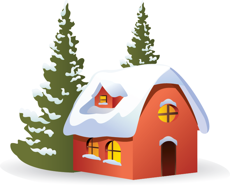 House Pic Christmas Free HD Image PNG Image