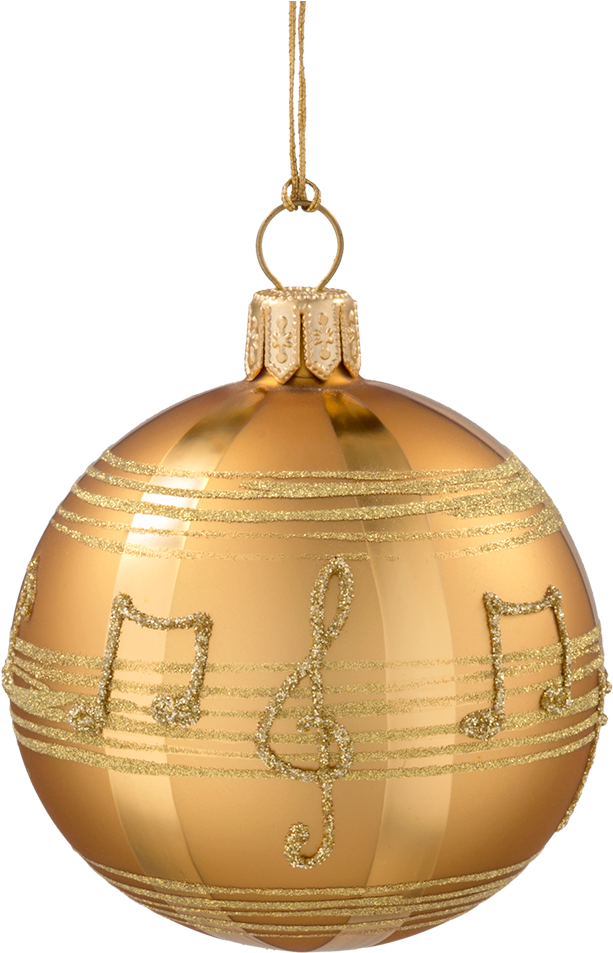 Christmas Gold Bauble Free Transparent Image HQ PNG Image