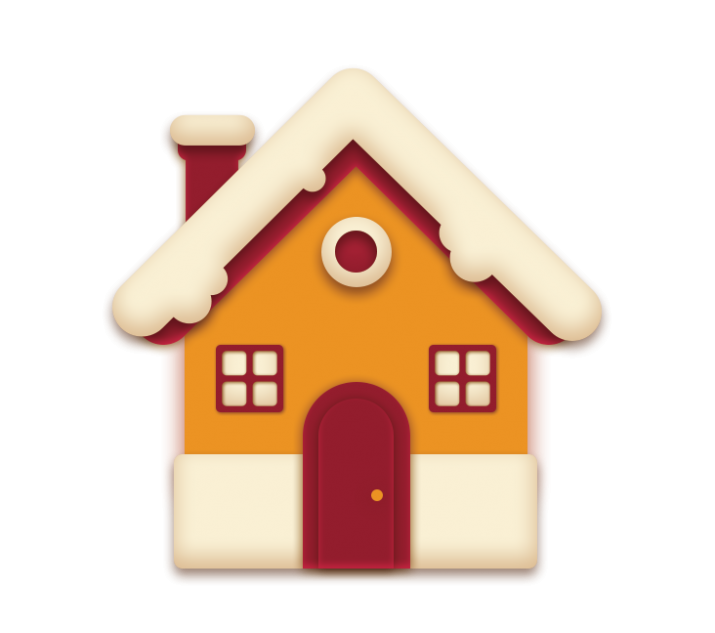 House Christmas PNG File HD PNG Image