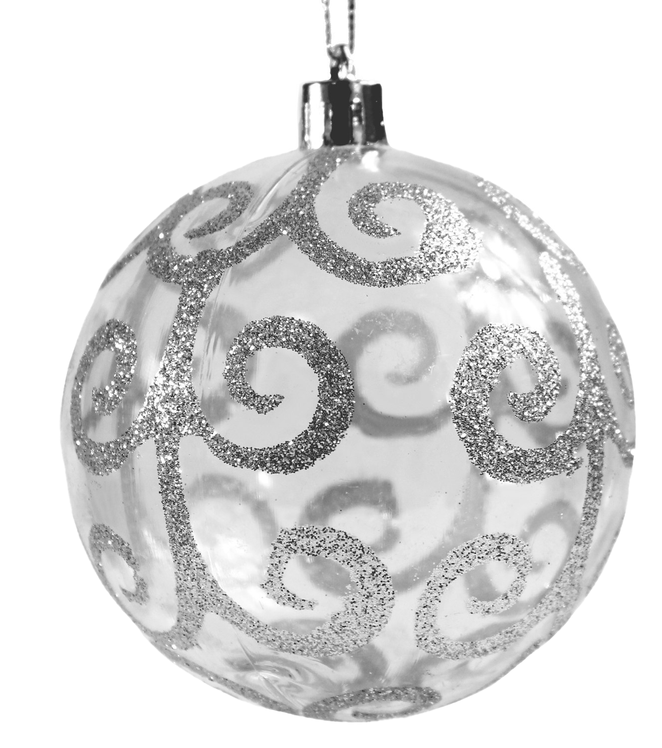 White Christmas Ornaments PNG File HD PNG Image