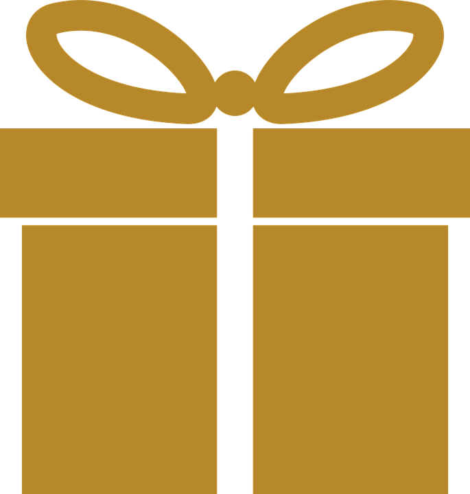 Gift Christmas Gold HD Image Free PNG Image