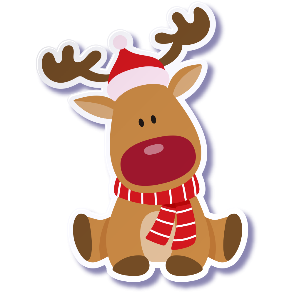 Kawaii Christmas Free Clipart HQ PNG Image