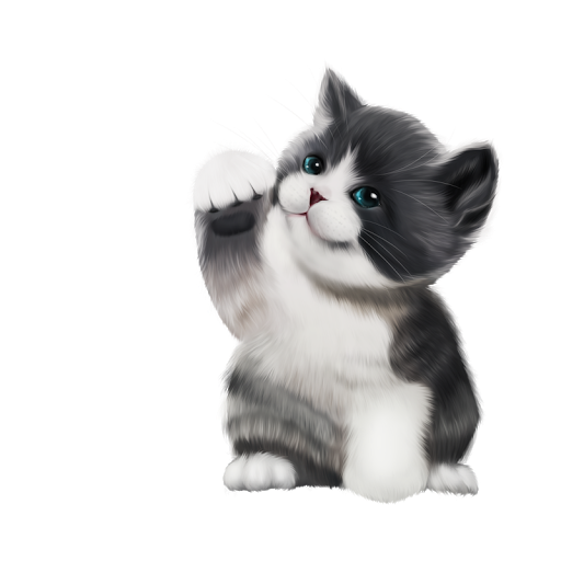 Christmas Kitten PNG File HD PNG Image