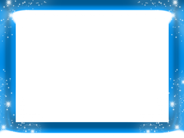 Blue Frame Christmas Download HD PNG Image