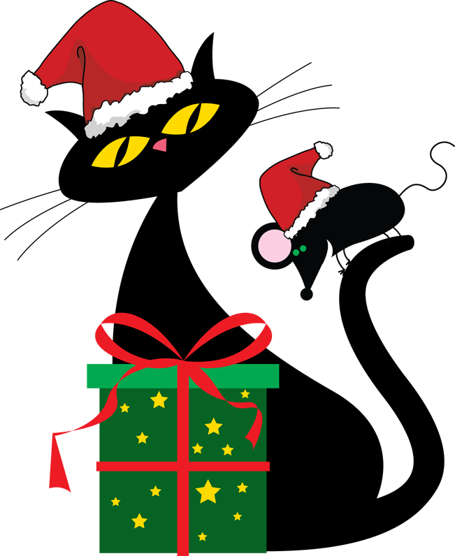 Christmas Cat Free HD Image PNG Image