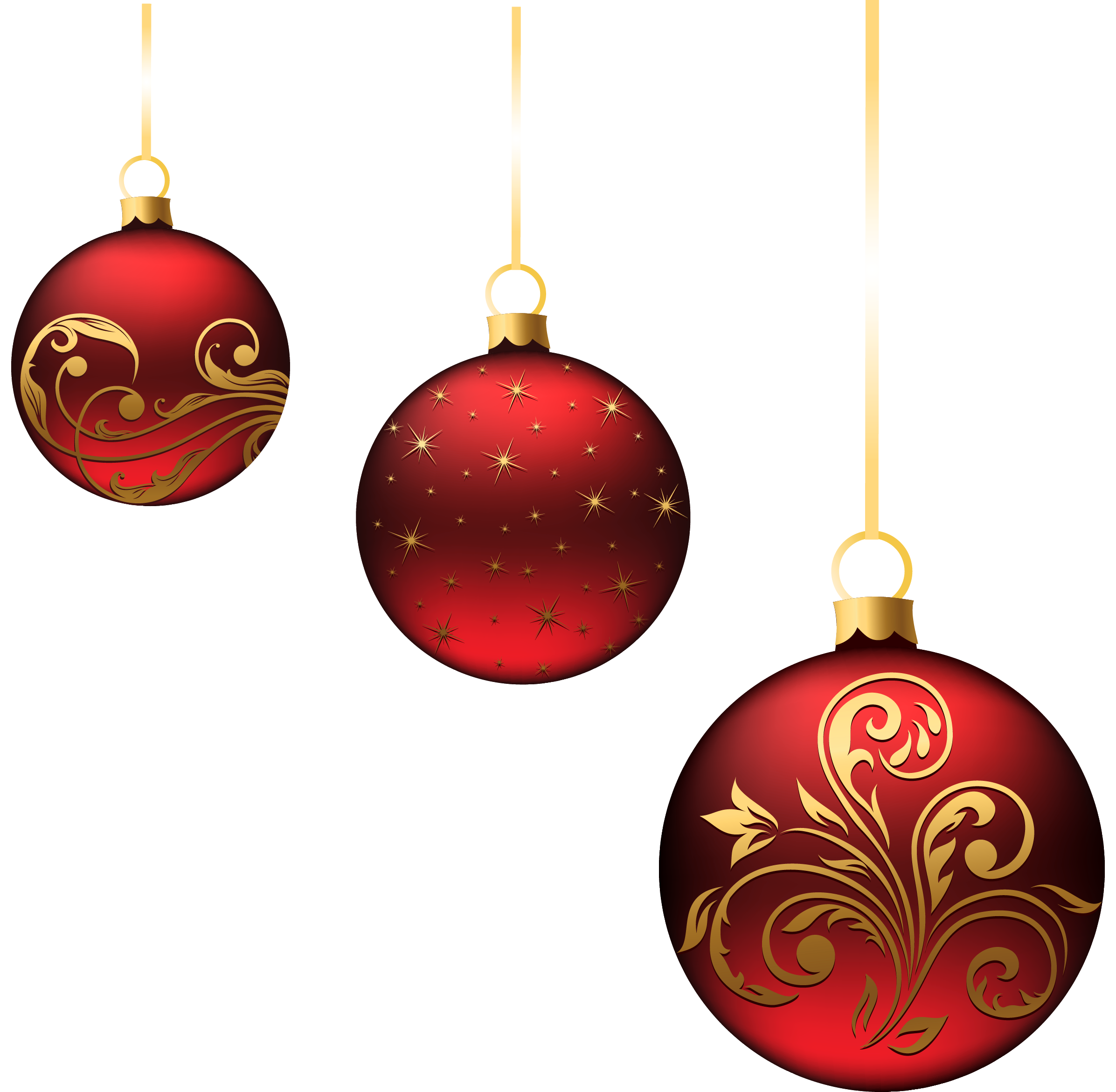 Christmas Red Bauble Free Download PNG HQ PNG Image