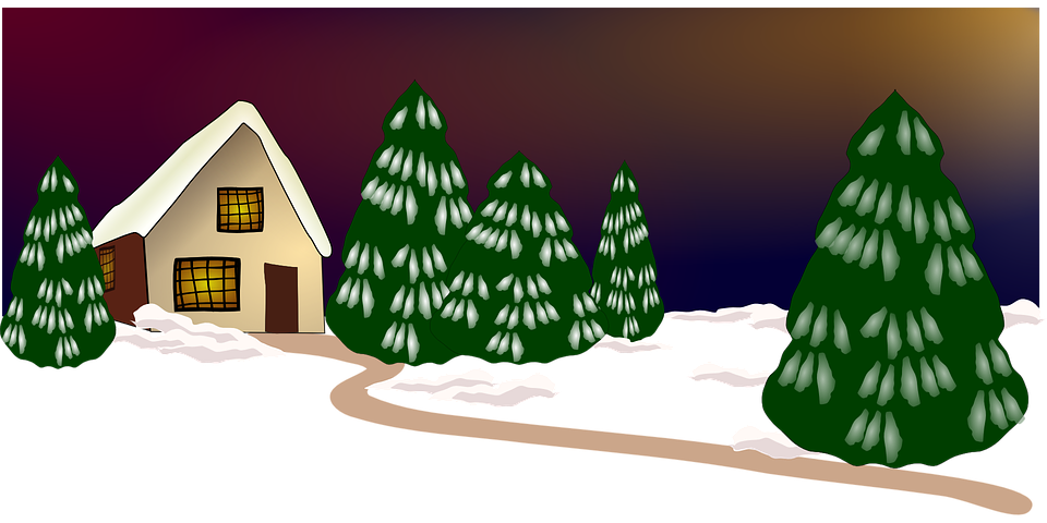 Christmas Night Free Transparent Image HQ PNG Image